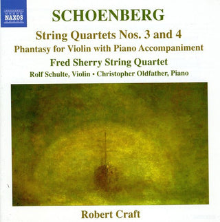 the album cover for A. SCHOENBERG - String Quartets Nos 3 & 4
