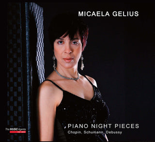 the album cover for Micaela Gelius - Piano Night Pieces