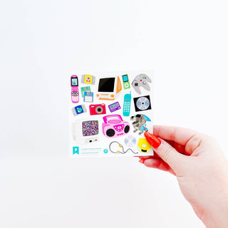 Classic Clicks & Circuits Stickers