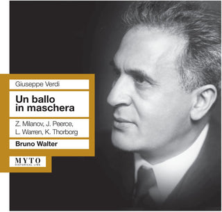 the album cover for Verdi / Walter - Un Ballo in Maschera: Milanov