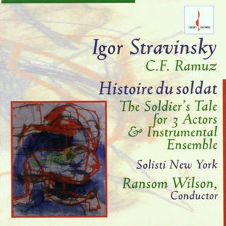 the album cover for I. STRAVINSKY - Soldier's Tale