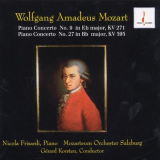 the album cover for W.A. Mozart - Piano Concertos 9 & 27