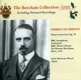 the album cover for Busoni - Concerto for Piano Orchestra & Male Chorus