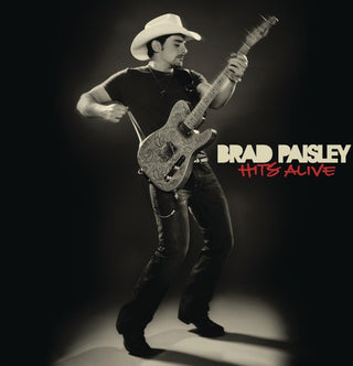 the album cover for Brad Paisley - Hits Alive
