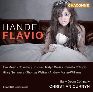 the album cover for Christian Curnyn - Flavio Re de Longobardi