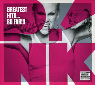 the album cover for P!NK - Greatest Hits: So Far