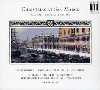 the album cover for Vocal Concert Dresden - Christmas at San Marco