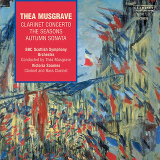 the album cover for Musgrave / Bbc Scottish Sym Orch / Soames - Clarinet Cto: Seasons Autumn Sonata