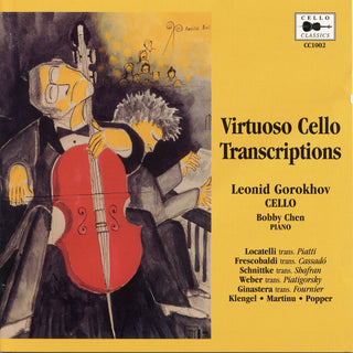 the album cover for Bobby Chen - Virtuoso Cello Transcription