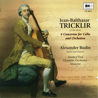 the album cover for Alexander Rudin - 4 Concertos For Cello & Orchestra