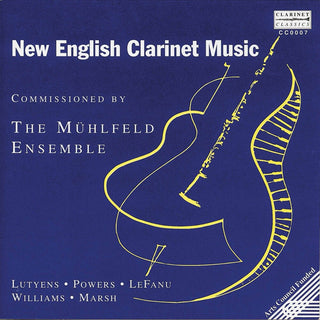 the album cover for Muhlfeld Ensemble - New English Clarinet Music