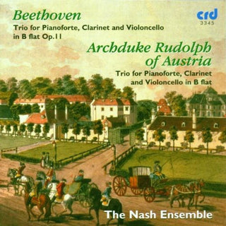 the album cover for Nash Ensemble - Clarinet Trio in B Flat