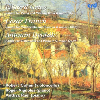 the album cover for Monica Groop - Rondo for Violoncello & Piano in G Major Op 94