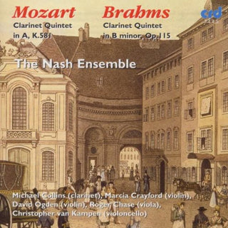 the album cover for Nash Ensemble - Clarinet Quintet in a K581