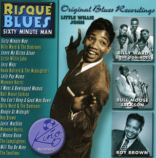 the album cover for Risque Blues-Sixty Minute Man - Risque Blues-Sixty Minute Man / Various