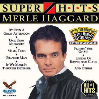 the album cover for Merle Haggard - Super Hits