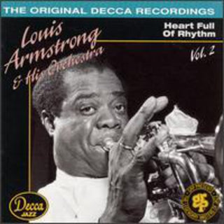 the album cover for Louis Armstrong & His Orchestra - Heart Full of Rhythm