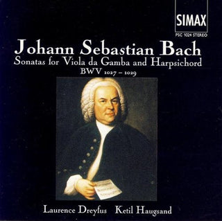the album cover for Laurence Dreyfus - Sonatas for Viola Da Gamba & Harpsichord