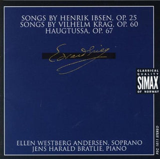 the album cover for Ellen Westberg Andersen - Six Poems By Ibsen / Poems By Krag / Haugtussa