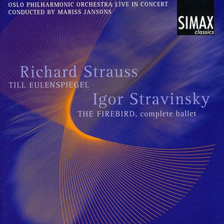 the album cover for Oslo Philharmonic Orchestra - Firebird / Till Eulenspiegels Lustige Streiche