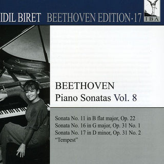 the album cover for L.V. Beethoven - Idil Biret Beethoven Edition 17: Piano Sonatas 8