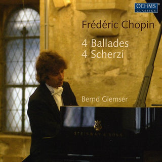 the album cover for Bernd Glemser - 4 Ballades / 4 Scherzi