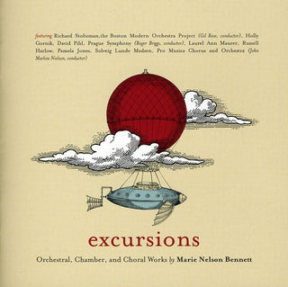 the album cover for M.N. Bennett - Excursions: Orchestral / Chamber & Choral Works