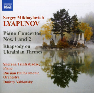 the album cover for Shorena Tsintsabadze - Piano Ctos 1 & 2 / Rhapsody on Ukrainian Themes