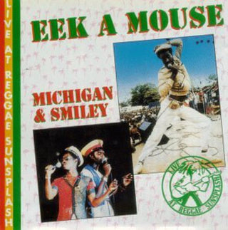 the album cover for Eek-A-Mouse - Live at Reggae Sunsplash