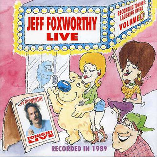the album cover for Jeff Foxworthy - Live