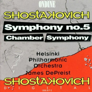 the album cover for Depreist / Helsinki Philharmonic Orch - Symphony 5