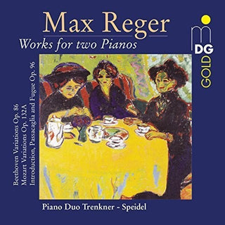 the album cover for Reger / Trenkner / Speidel - Mozart Variations, Op. 132a; Beethoven Variations, Op. 86