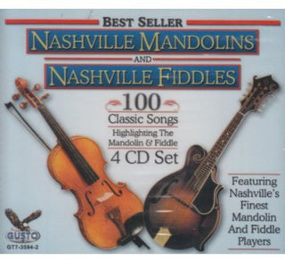 the album cover for Nashville Mandolins & Fiddles - 100 Classic Songs