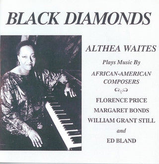 the album cover for Althea Waites - Black Diamonds