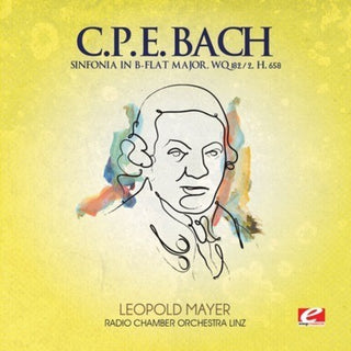 the album cover for C Bach .P.E. - Sinfonia In B-Flat Major (Ep) (Mod)