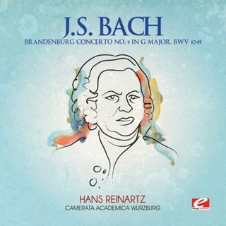 the album cover for J Bach .C. - Brandenburg Concerto 4 G Maj (Ep) (Mod)
