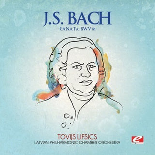 the album cover for Latvian Philharmonic Chamber Orchestra - Canata BWV 191