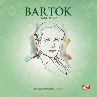 the album cover for Bartok - Piano Pieces