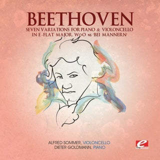 the album cover for Beethoven - Seven Variationsr Piano & Violoncello E-Flat Major
