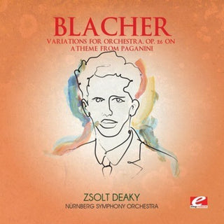 the album cover for Blacher - Variations for Orchestra