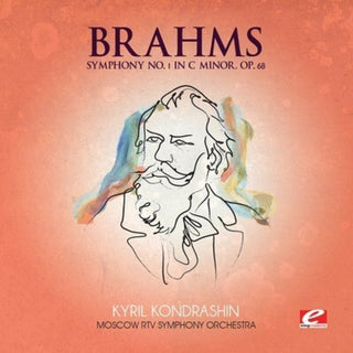 the album cover for Brahms - Symphony 1 in C minor