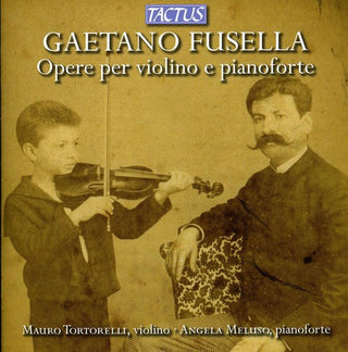 the album cover for Angelo Meluso - Works for Violin & Piano