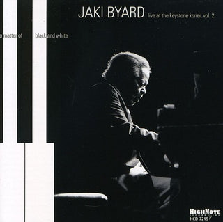 the album cover for Jaki Byard - A Matter Of Black and White