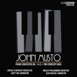 the album cover for Musto / Greeley Pco / Cortese - Piano Concertos