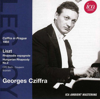 the album cover for GyÃ¶rgy Cziffra - Cziffra in Prague 1955