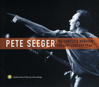 the album cover for Pete Seeger - The Complete Bowdoin College Concert, 1960