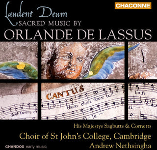 the album cover for O.D. Lassus - Laudent Deum - Sacred Music By Orlande de Lassus