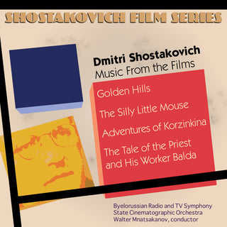 the album cover for D. SHOSTAKOVICH - Shostakovich Film Series 5