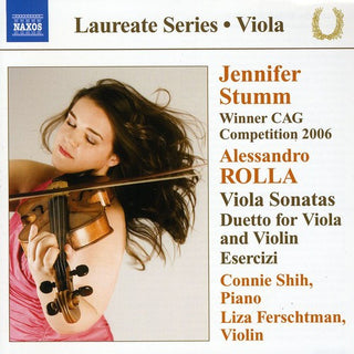 the album cover for Jennifer Stumm - Sonatas for Viola & Piano