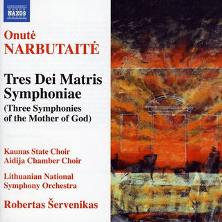 the album cover for O. Narbutaite - Three Marian Symphonies